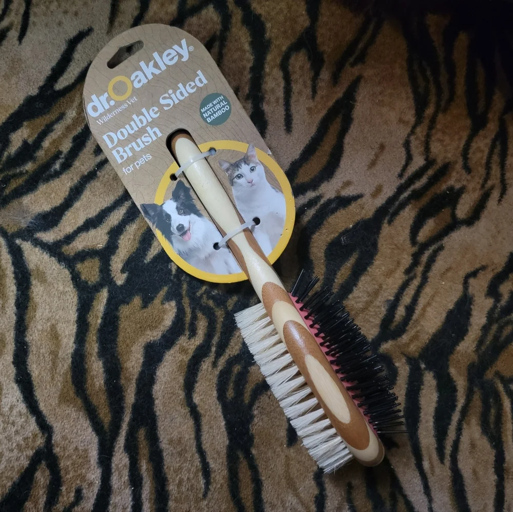 Dr. Oakley Double Sided Pet Brush Dog Or Cat New